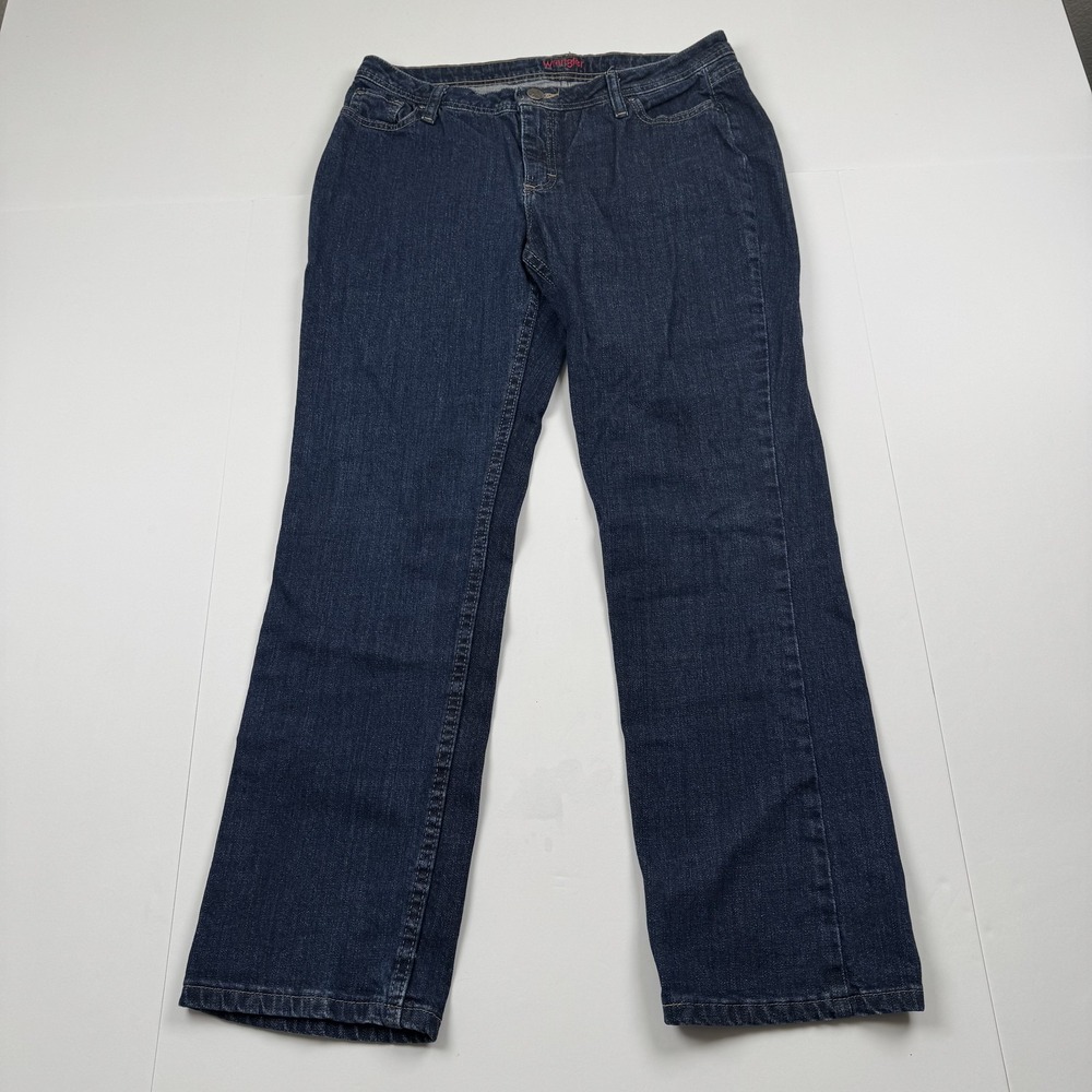 Wrangler Jeans Womens 12P (30x27) Blue Bootcut Stretch Denim Mid Rise Classic